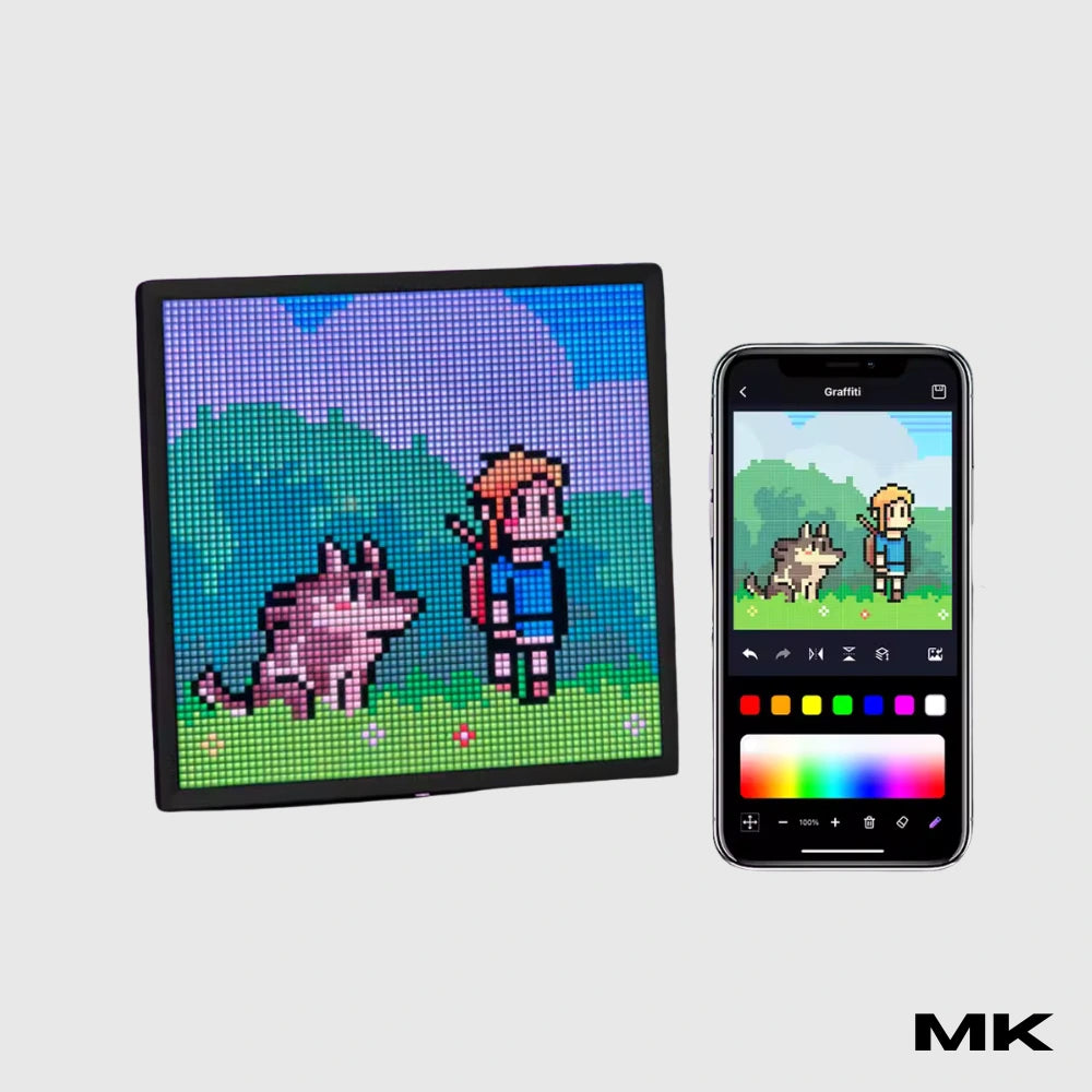 Painel Pixel LED Inteligente para Personalizar Seu Setup com Animações
