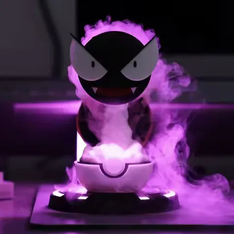 Umidificador Gengar que Cria um Ambiente Relaxante e Estiloso