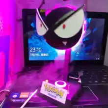 Umidificador Gengar que Cria um Ambiente Relaxante e Estiloso