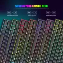 Teclado Gamer RGB Compacto para Mais Espaço e Performance