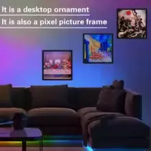 Painel Pixel LED Inteligente para Personalizar Seu Setup com Animações