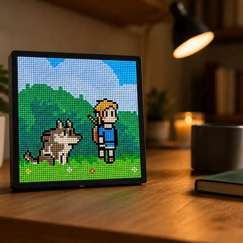 Painel Pixel LED Inteligente para Personalizar Seu Setup com Animações