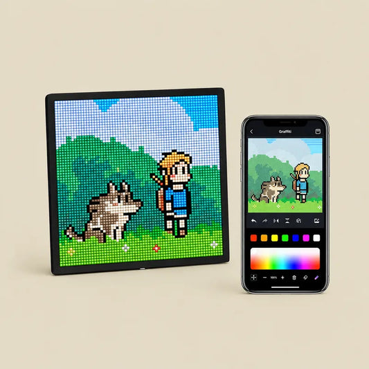 Painel Pixel LED Inteligente para Personalizar Seu Setup com Animações