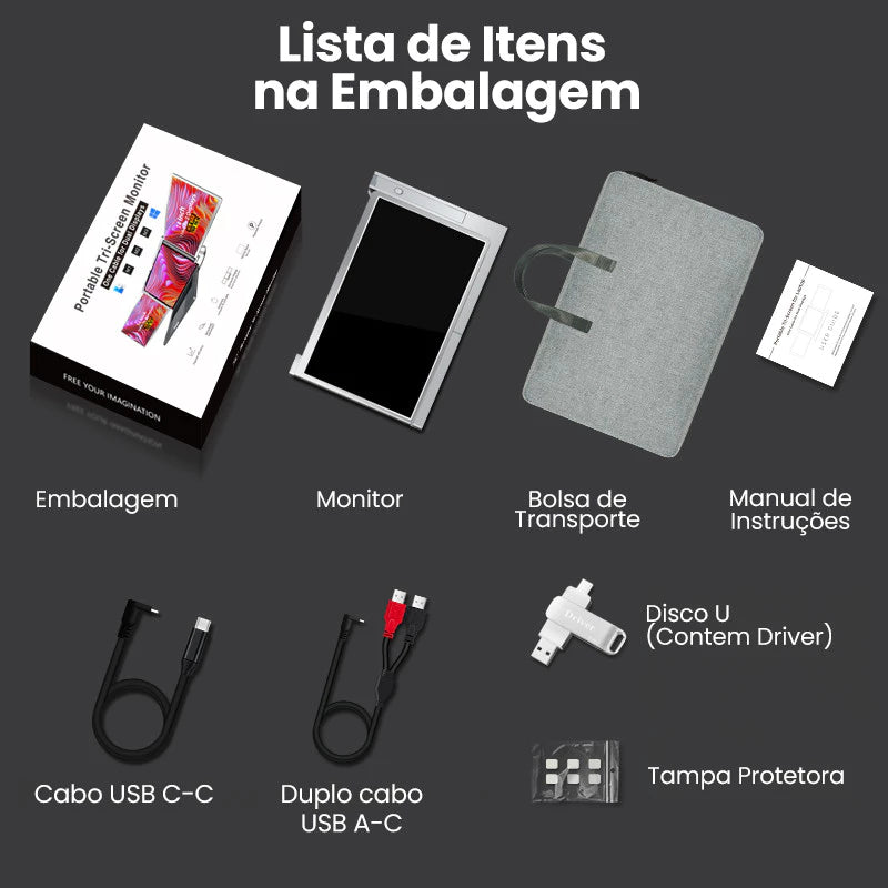Extensor de Tela para Notebook que Duplica Sua Produtividade